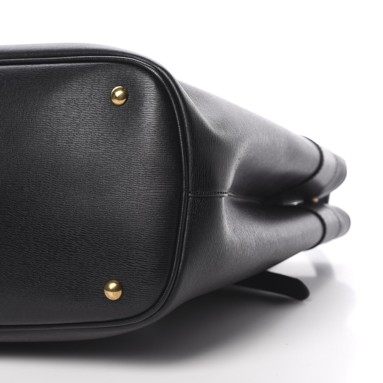 Gucci Textured Calfskin Large Bright Bit Tote Black 10 of 14