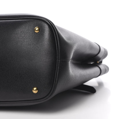 Gucci Textured Calfskin Large Bright Bit Tote Black 10 of 14