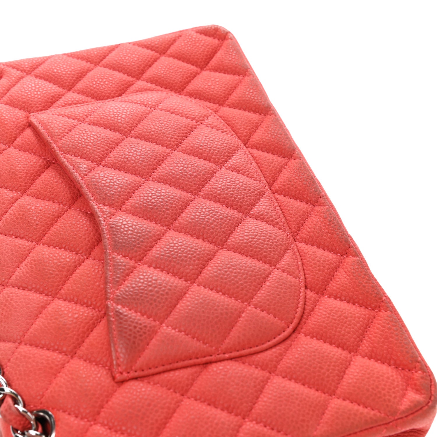 Chanel Iridescent Caviar Quilted Medium Double Flap Dark Pink 5 of 8
