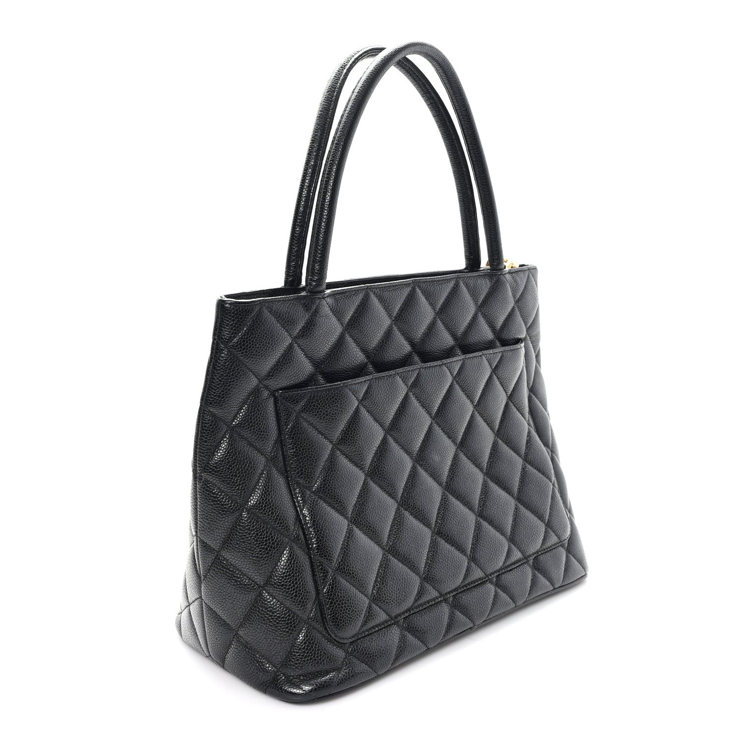 Chanel Caviar Quilted Medallion Tote Black 3 of 11