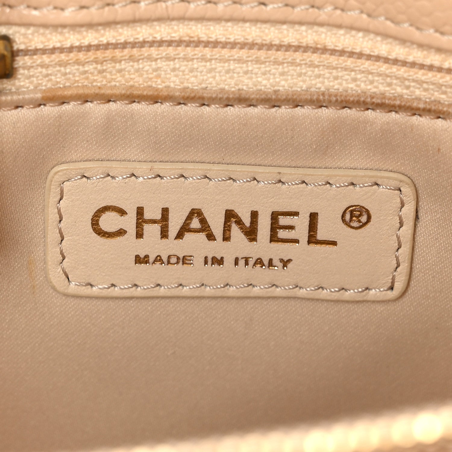 Chanel Caviar Quilted Grand Shopping Tote GST Beige Clair 7 of 10