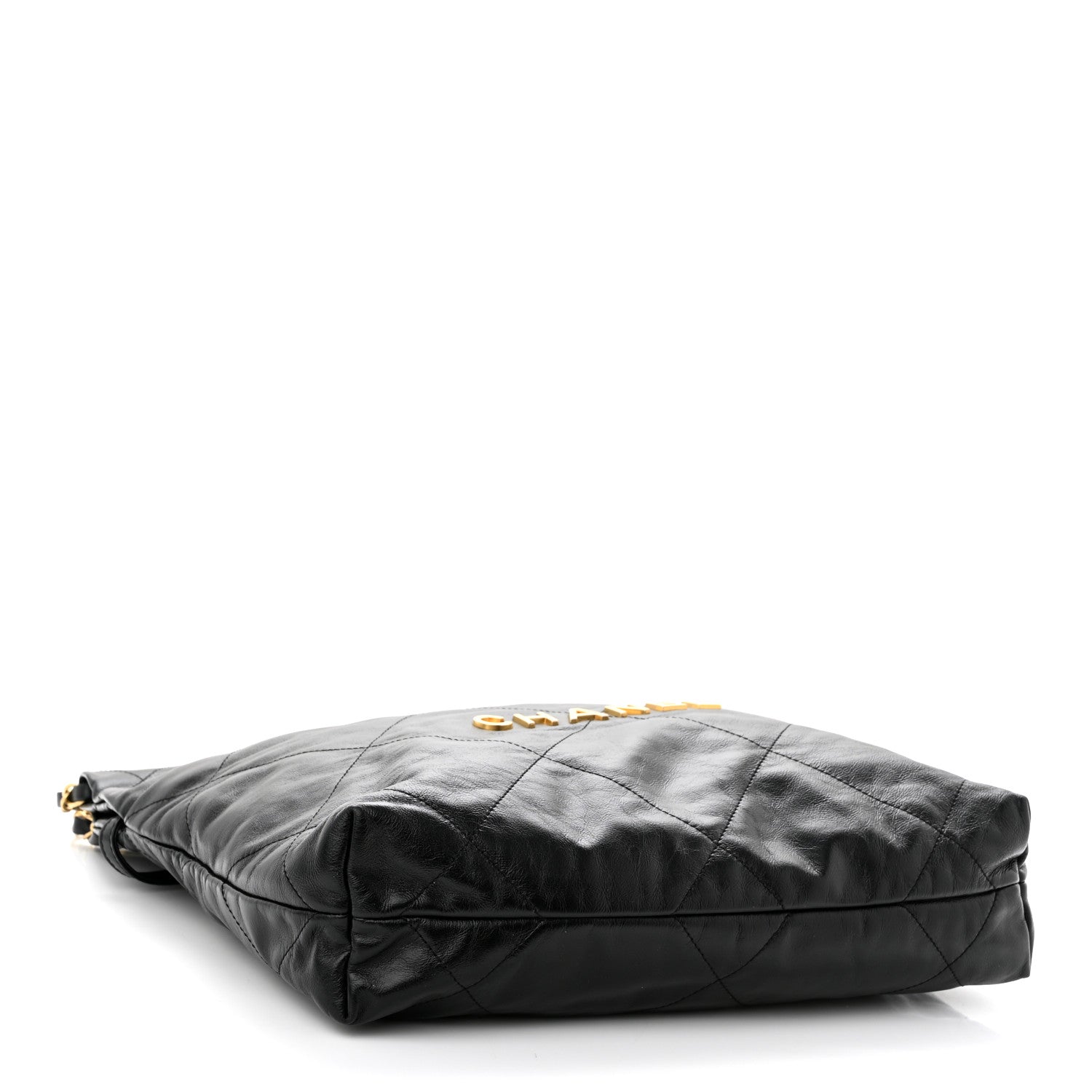 Chanel Shiny Calfskin Quilted Small Chanel 22 Black 5 of 12
