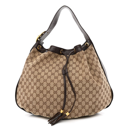 Gucci Monogram Medium Interlocking Icon Shoulder Bag Dark Brown 1 of 11