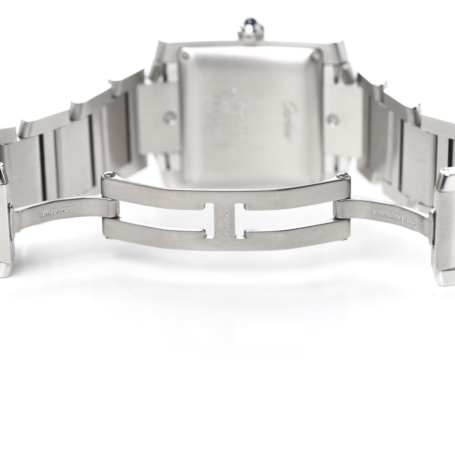 Cartier Stainless Steel 28mm Tank Francaise Automatic Watch 5 of 6
