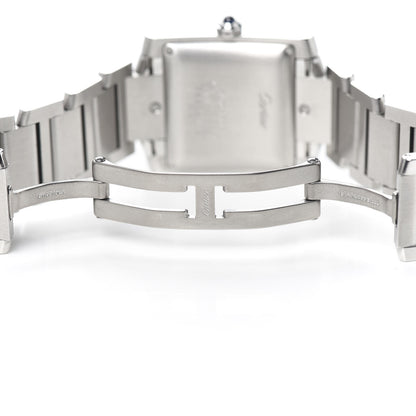 Cartier Stainless Steel 28mm Tank Francaise Automatic Watch 5 of 6
