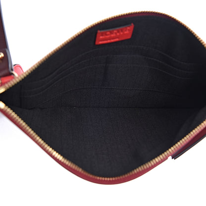 Loewe Calfskin Puzzle Flat Pouch Red 5 of 6