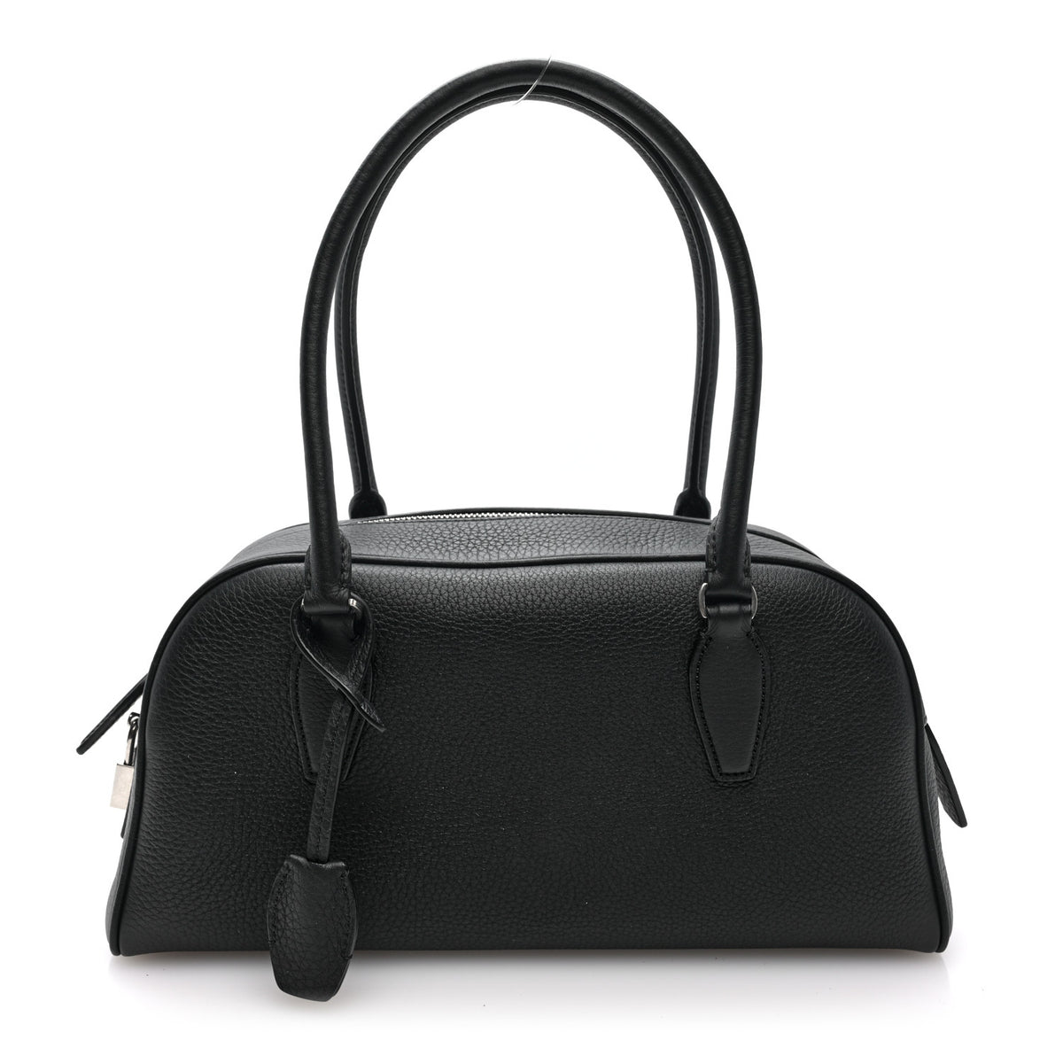 Grained Calfskin Small EW India Black