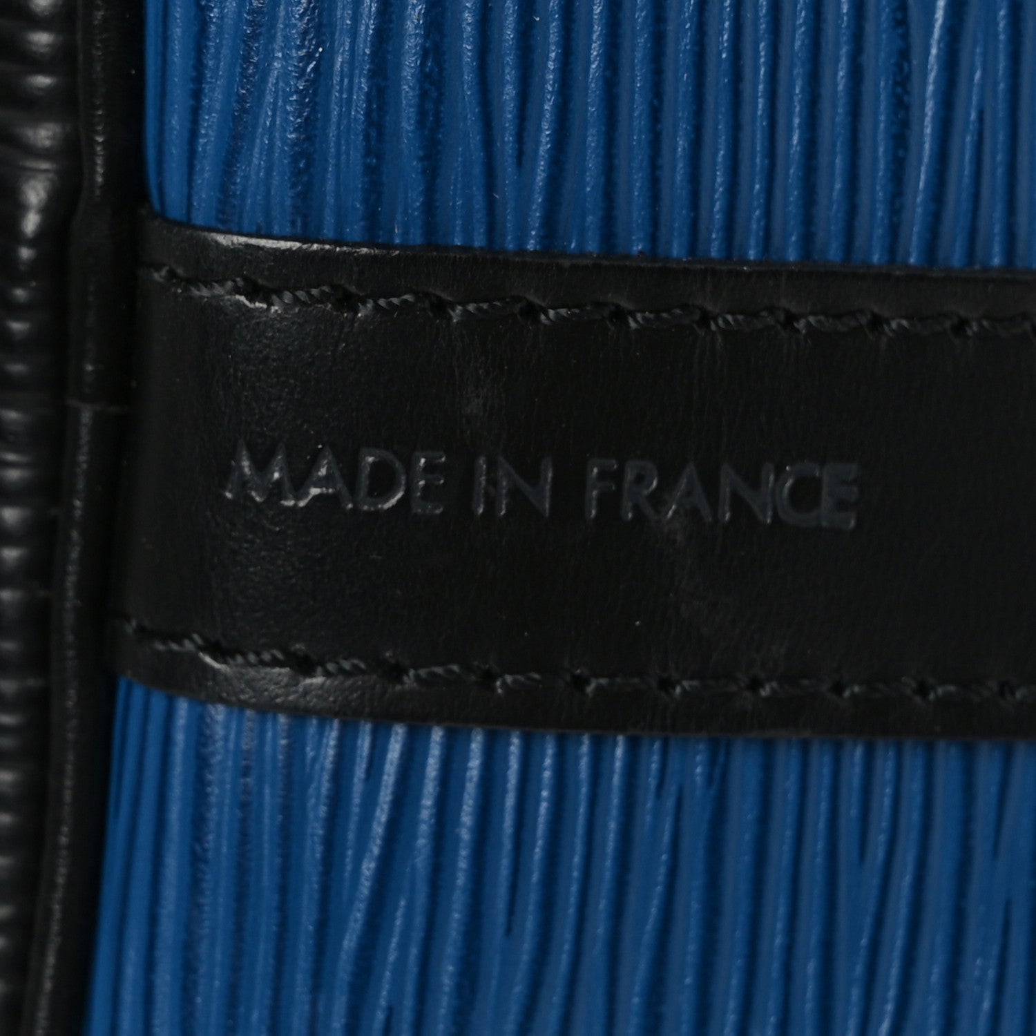 Louis Vuitton Epi Petit Bi-Color Noe Bleu Toledo Black 5 of 10