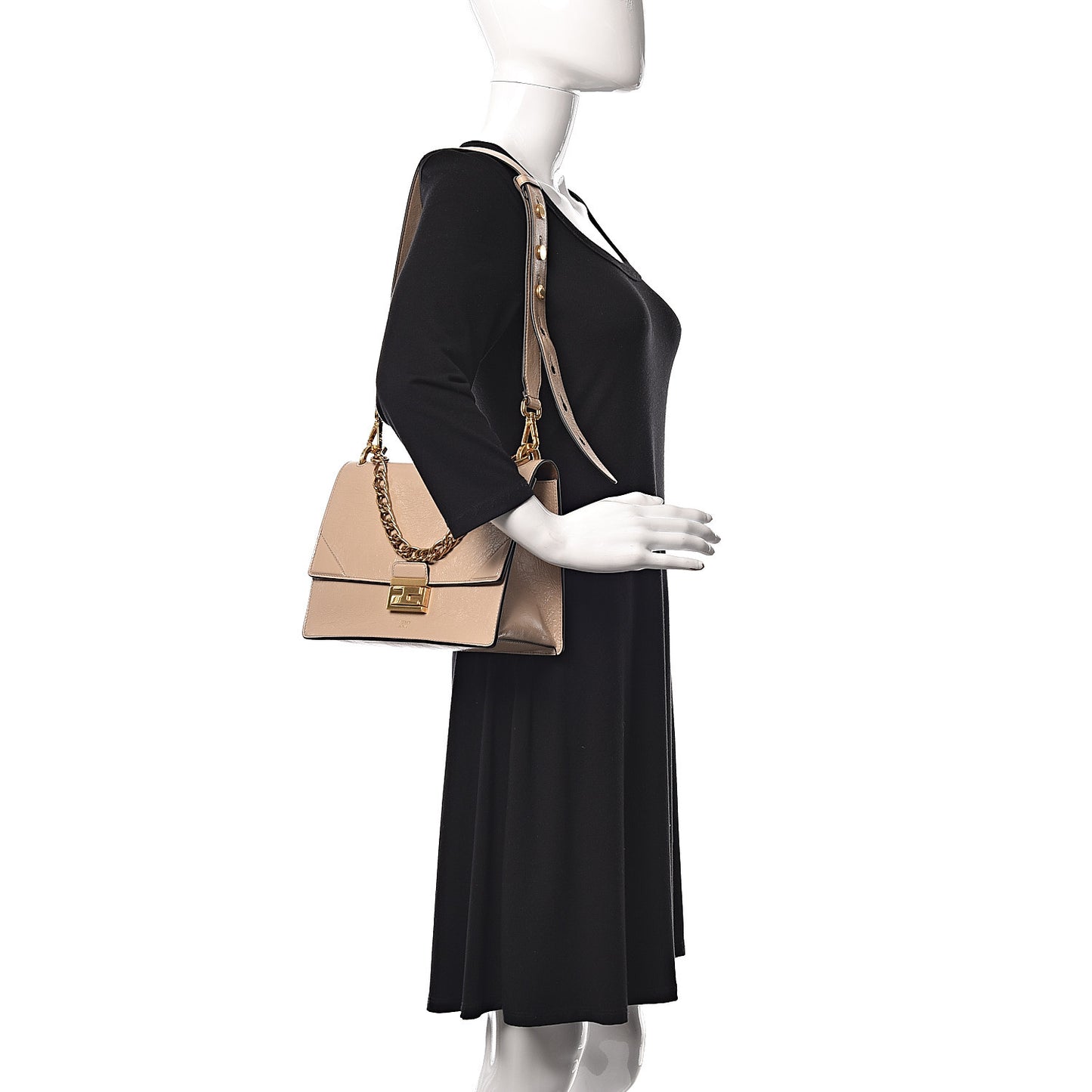 Agnello Old Shine F is Fendi Kan U Shoulder Bag Amido