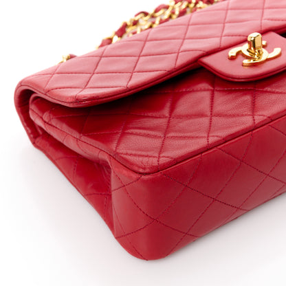 Chanel Lambskin Quilted Small Double Flap Red 14 of 17