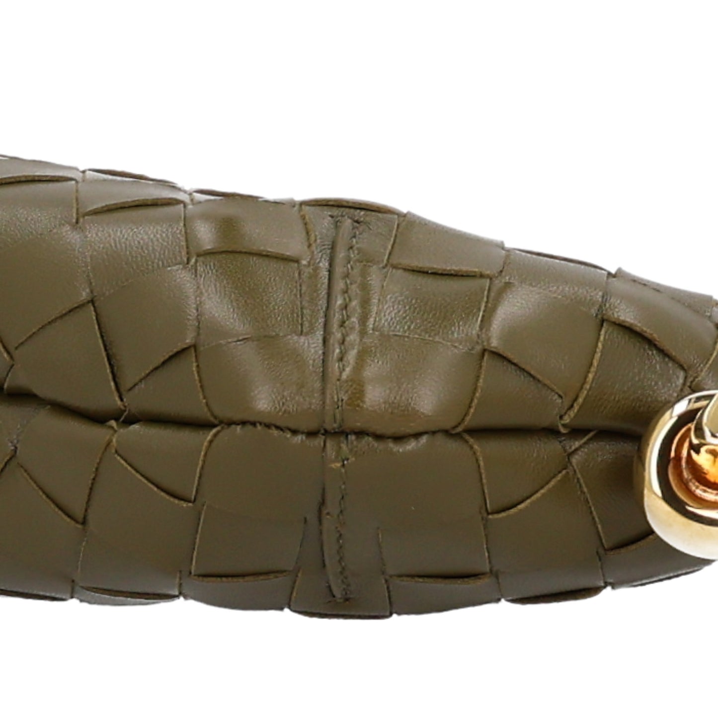 Nappa Intrecciato Mini Solstice Shoulder Bag Olive Oil