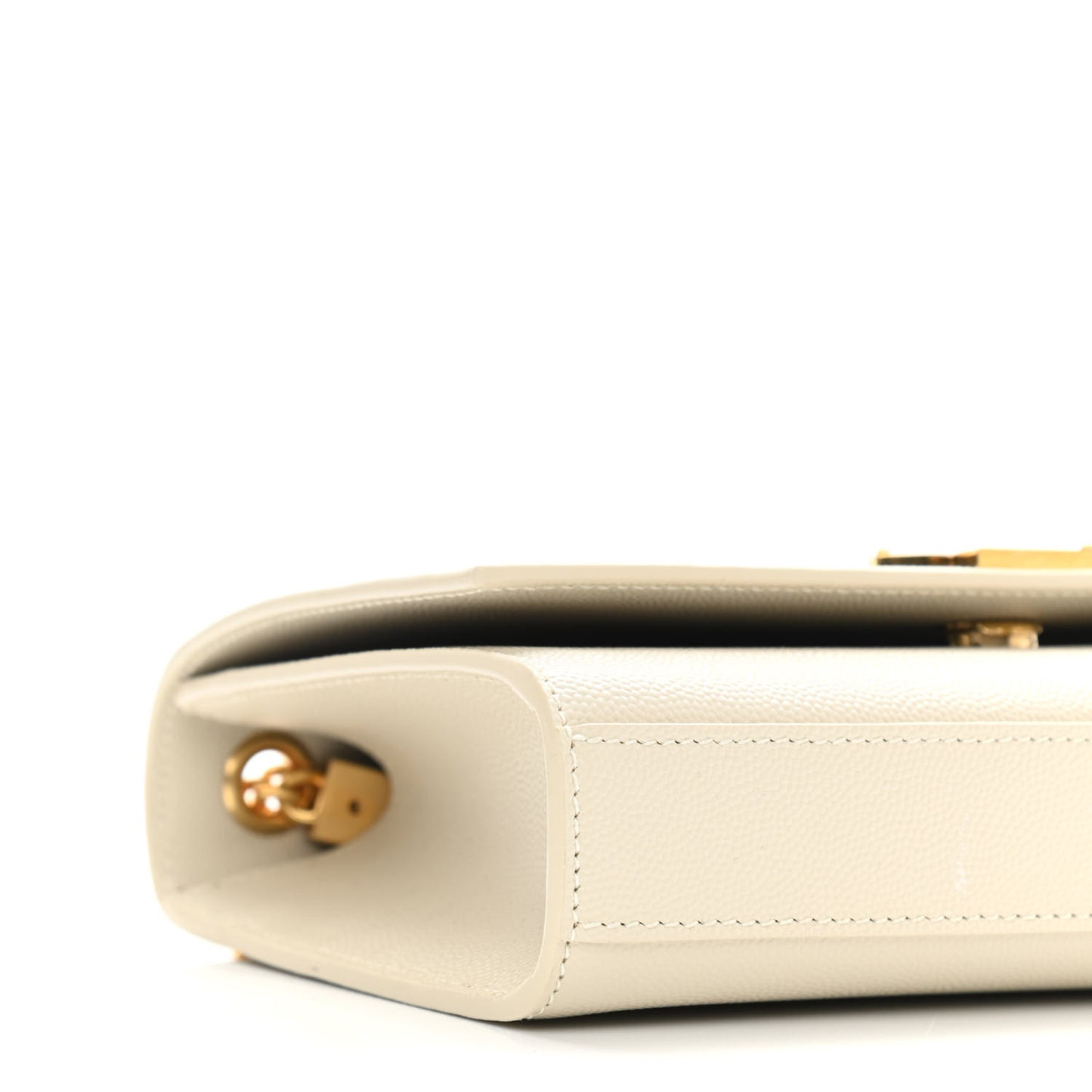 Grain De Poudre Small Monogram Kate Satchel Crema Soft