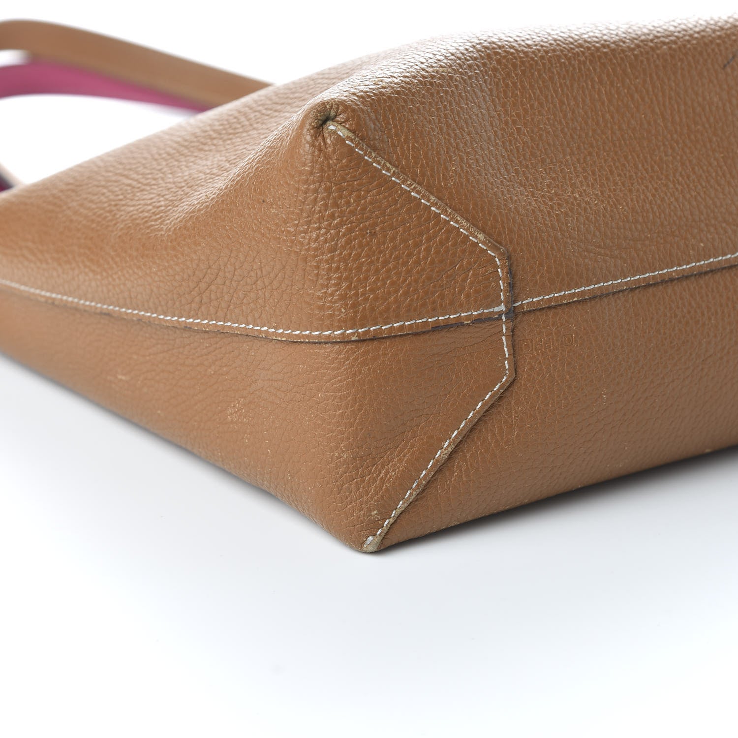 Hermes Taurillon Clemence Double Sens 45 Reversible Tote Marron D'Inde Tosca 6 of 18