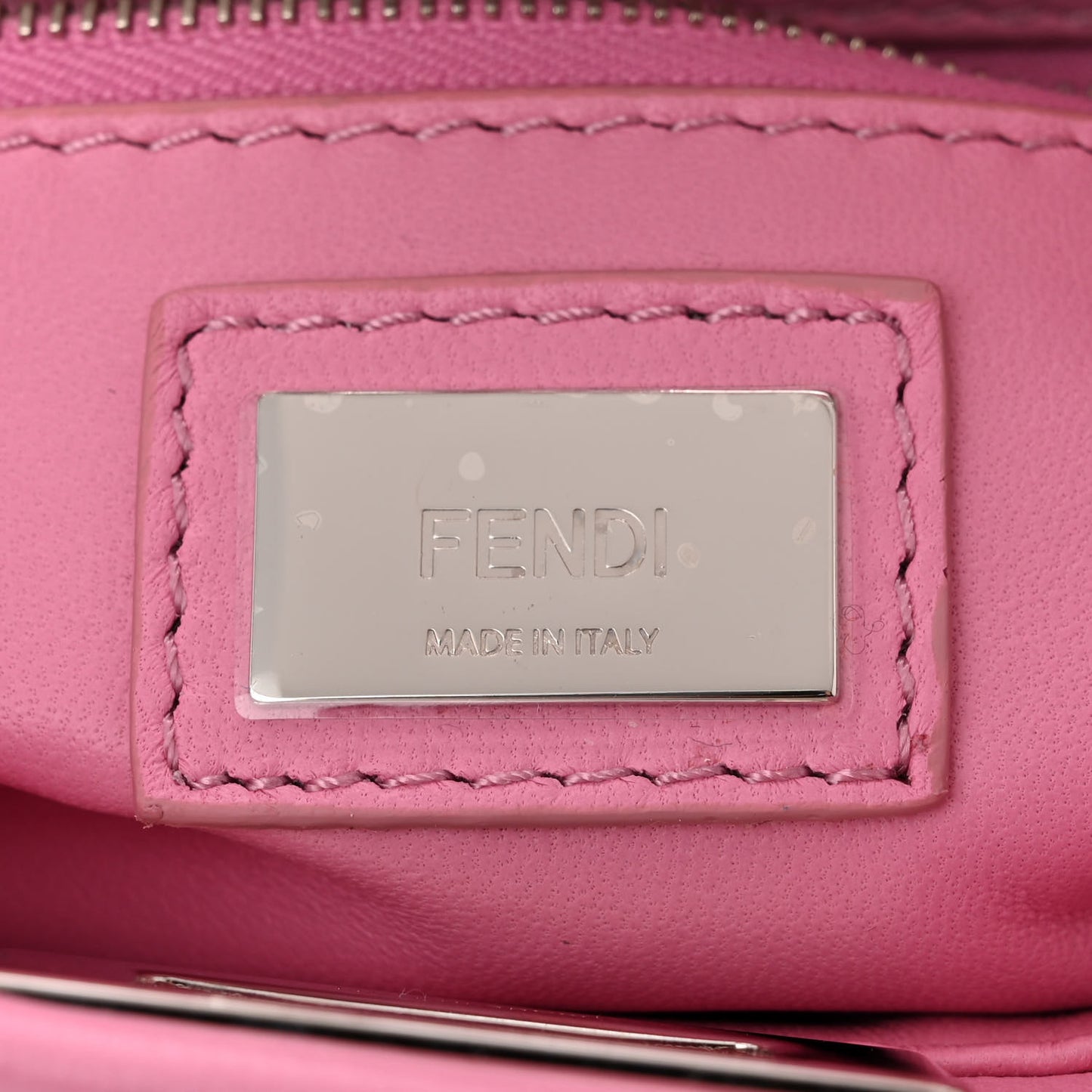 Shearling Nappa Mini Peekaboo Iconic Satchel Lollypop