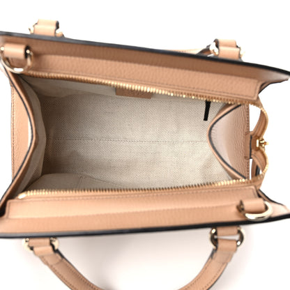 Gucci Dollar Calfskin Medium Soho Top Handle Satchel Camelia 5 of 12