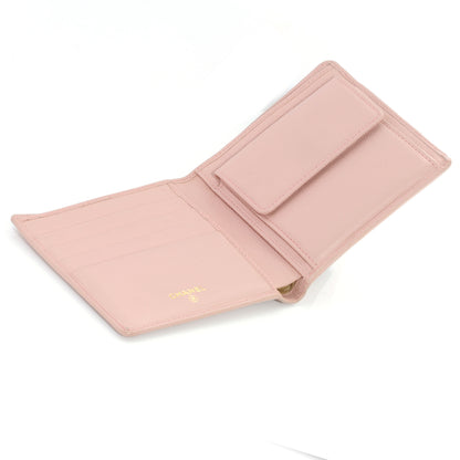 Chanel Leather Billfold Wallet Pink 4 of 8