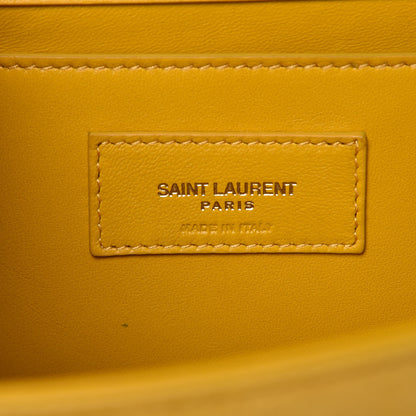 Saint Laurent Suede Medium Classic Monogram Kate Tassel Satchel Saffron Yellow 6 of 9