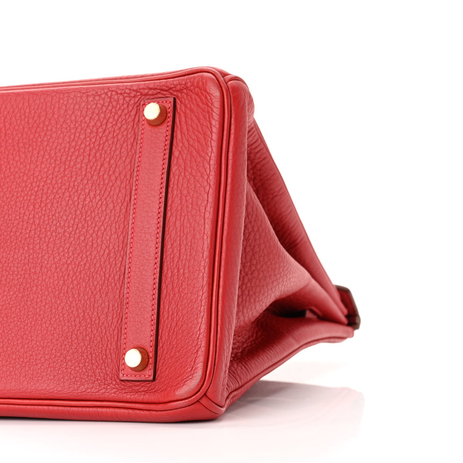 Hermes Taurillon Clemence Birkin 35 Rouge Vif 9 of 9