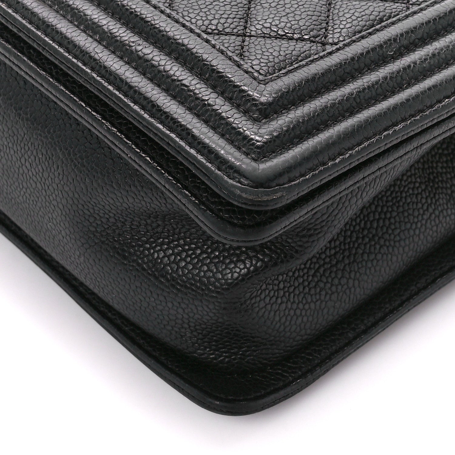Chanel Caviar Quilted Medium Boy Flap Black 10 of 12