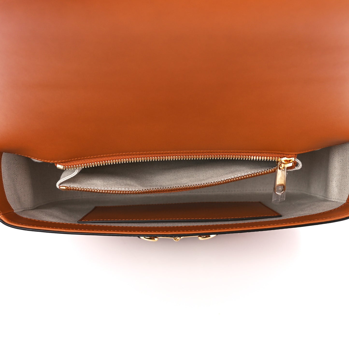Calfskin Horsebit 1955 Shoulder Bag Tan
