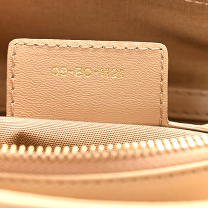 Christian Dior Lambskin Cannage Granville Polochon Beige 6 of 9