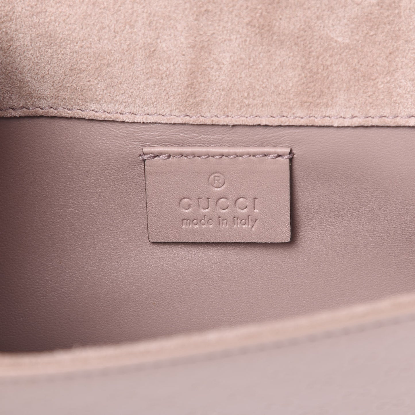 Patent Microguccissima Small Broadway Clutch Dark Cipria