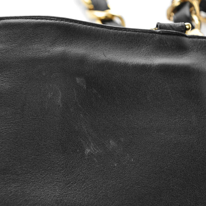 Chanel Lambskin CC Tote Black 9 of 9
