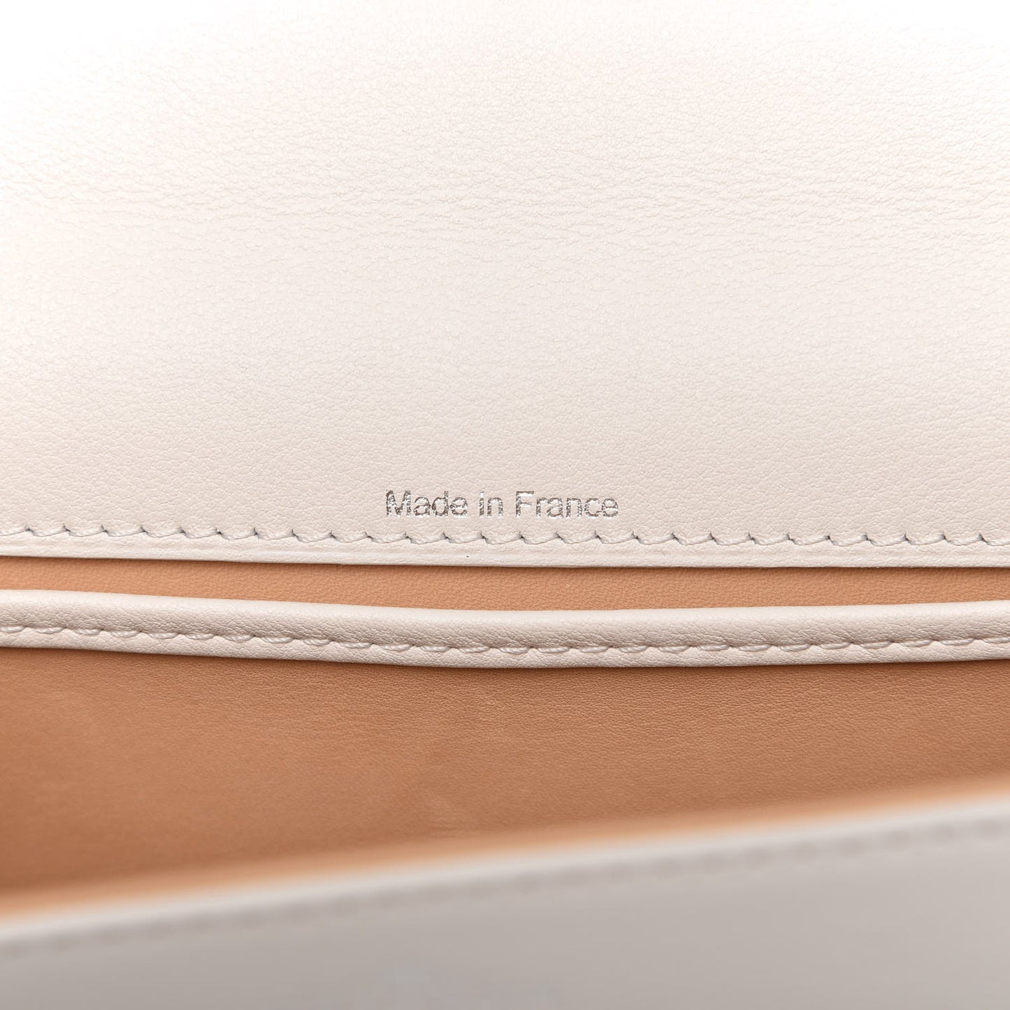 Calfskin Embossed Mini Tempete Satchel White