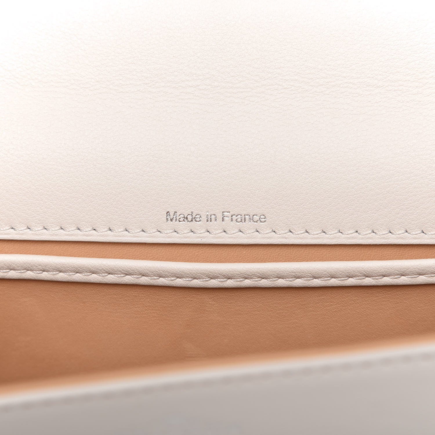 Delvaux Calfskin Embossed Mini Tempete Satchel White 9 of 10