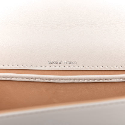 Delvaux Calfskin Embossed Mini Tempete Satchel White 9 of 10
