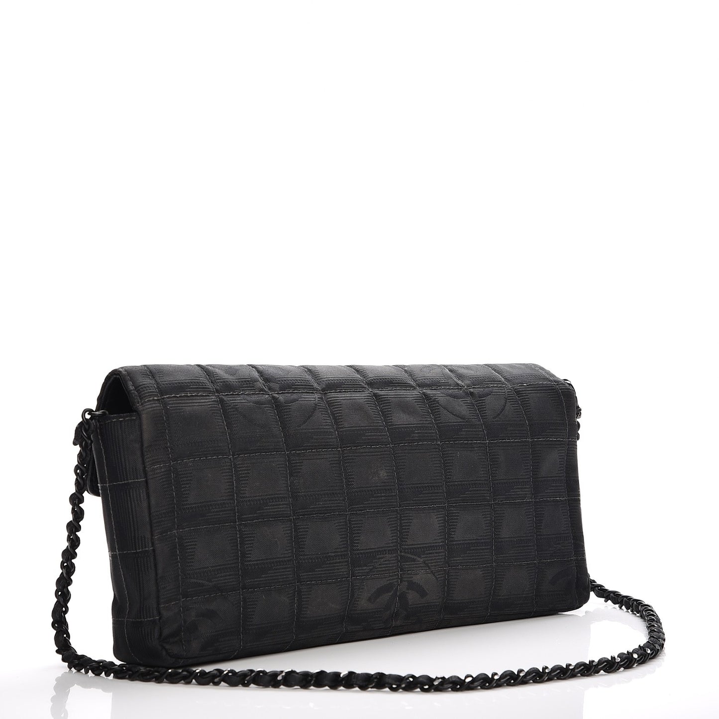 Nylon Travel East West Flap Black