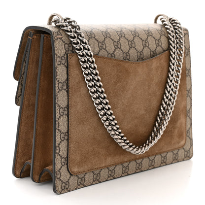 Gucci GG Supreme Monogram Medium Dionysus Shoulder Bag Taupe 3 of 10
