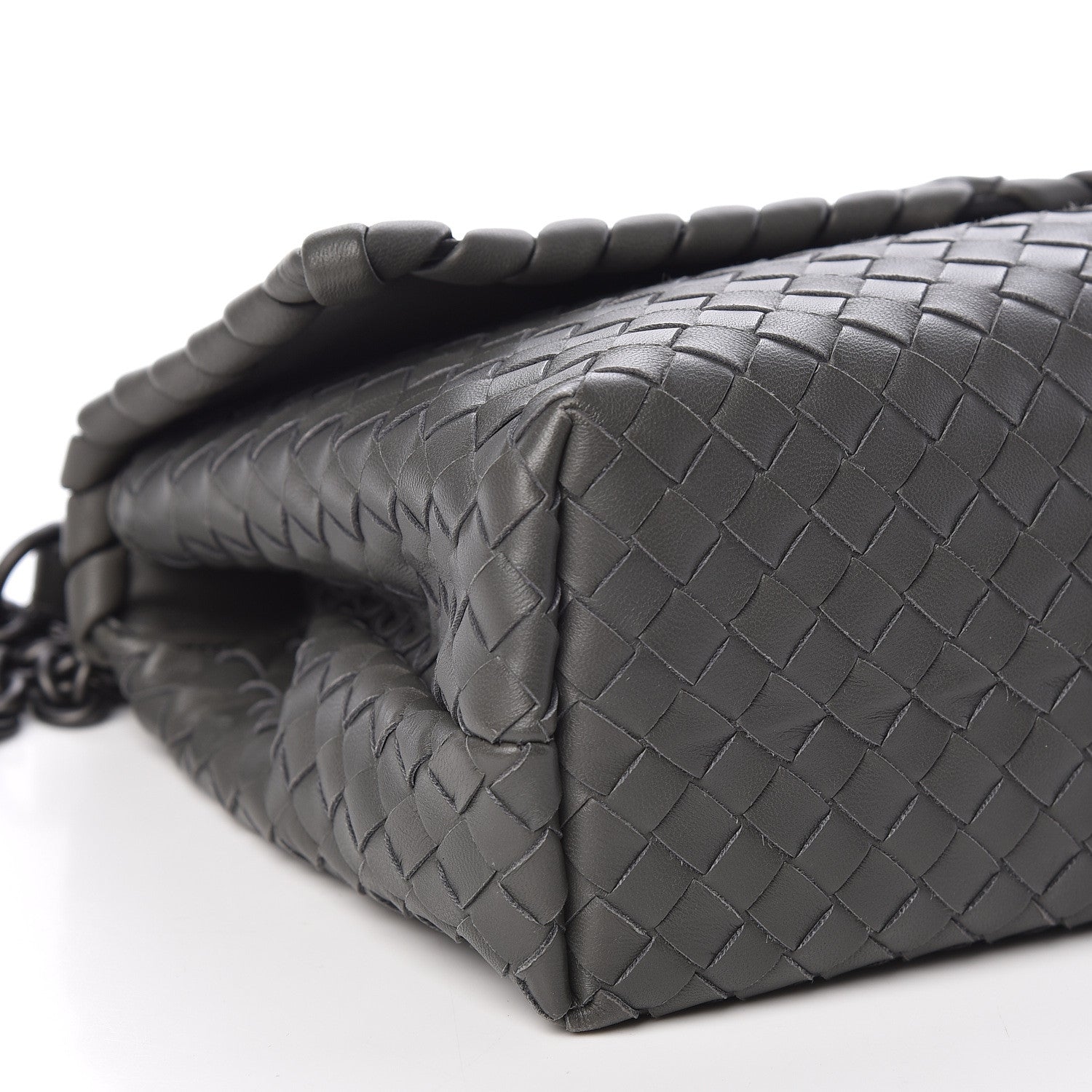 Bottega Veneta Nappa Intrecciato Medium Olimpia Bag Light Grey 5 of 13