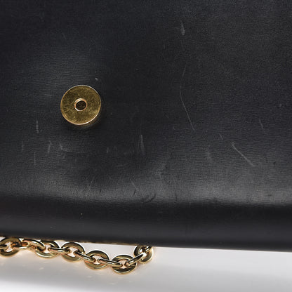 Louis Vuitton Calfskin Chain Louise GM Black 7 of 18