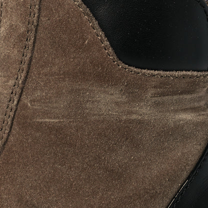 Louis Vuitton Suede Calfskin Monogram Laureate Platform Desert Boots 35.5 Taupe 13 of 19