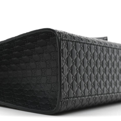 Gucci Microguccissima Medium Emily Chain Shoulder Bag Black 9 of 10