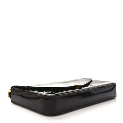 Louis Vuitton Vernis Pochette Felicie Chain Wallet Amarante 5 of 12