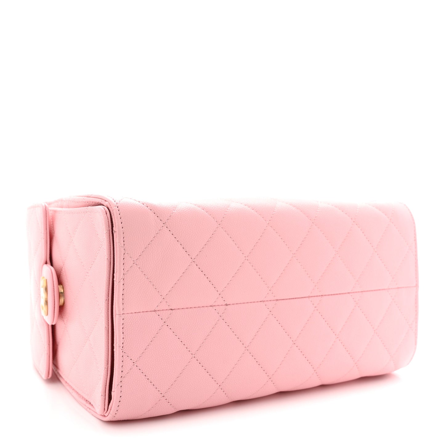 Caviar Quilted Small Chanel 25 Handbag Light Pink