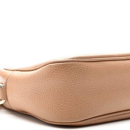 Gucci Pebbled Calfskin Small Soho Disco Bag Camelia 9 of 13