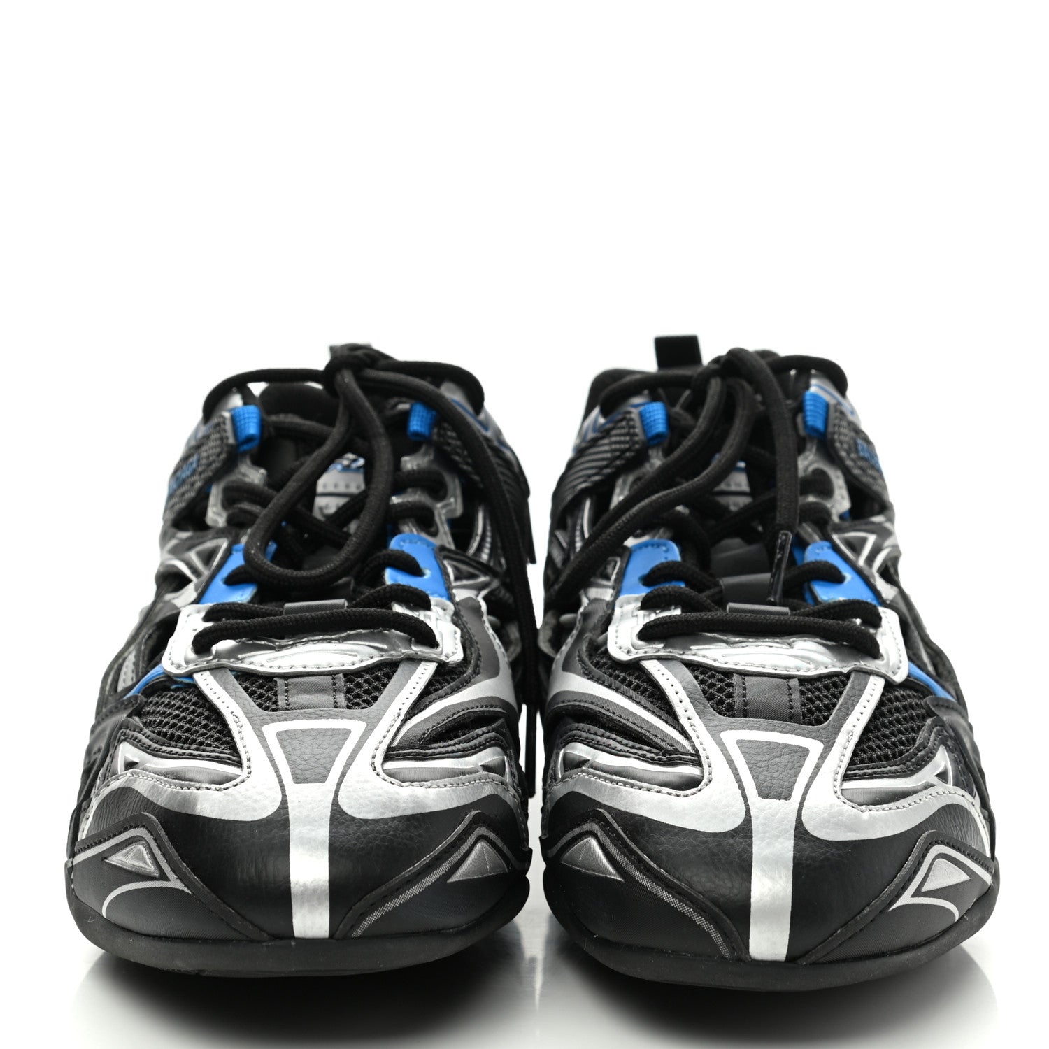 Balenciaga Mesh Rubber Mens Drive Sneakers 41 Blue Black 2 of 8