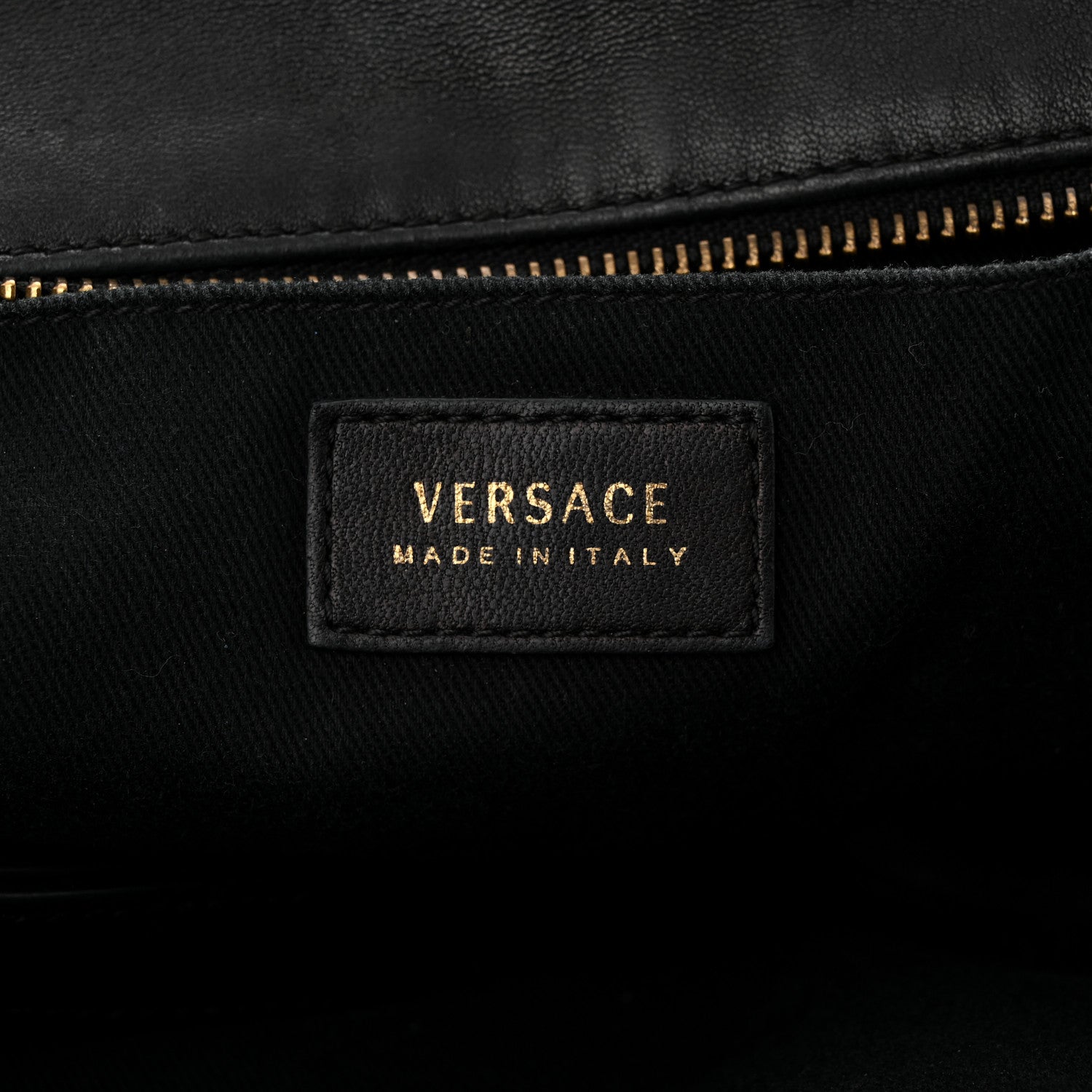 Versace Nappa Quilted Icon Bowler Bag Black 6 of 11