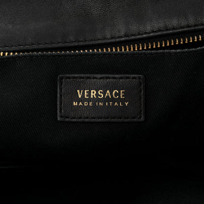 Versace Nappa Quilted Icon Bowler Bag Black 6 of 11