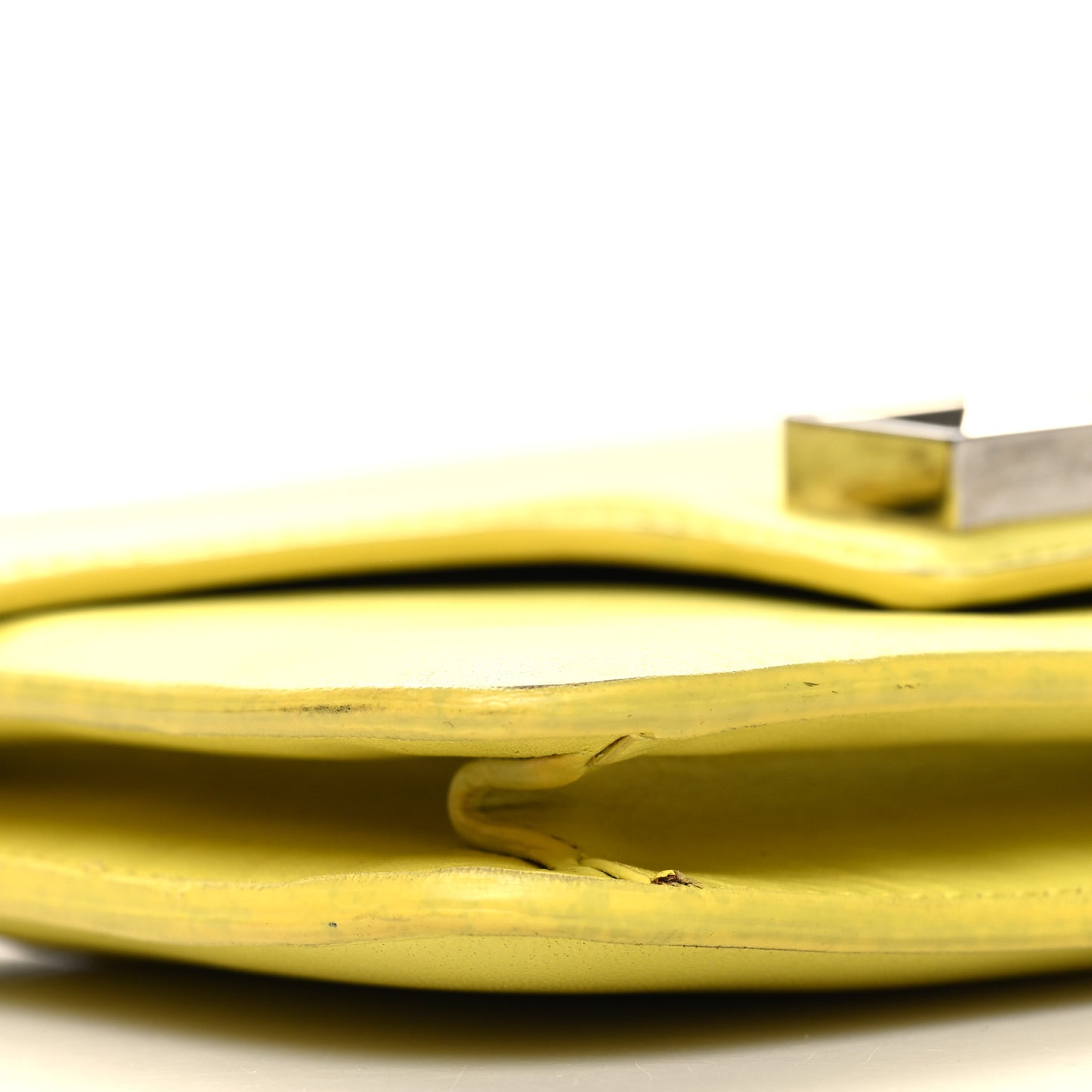 Smooth Calfskin PS11 Chain Wallet Yellow