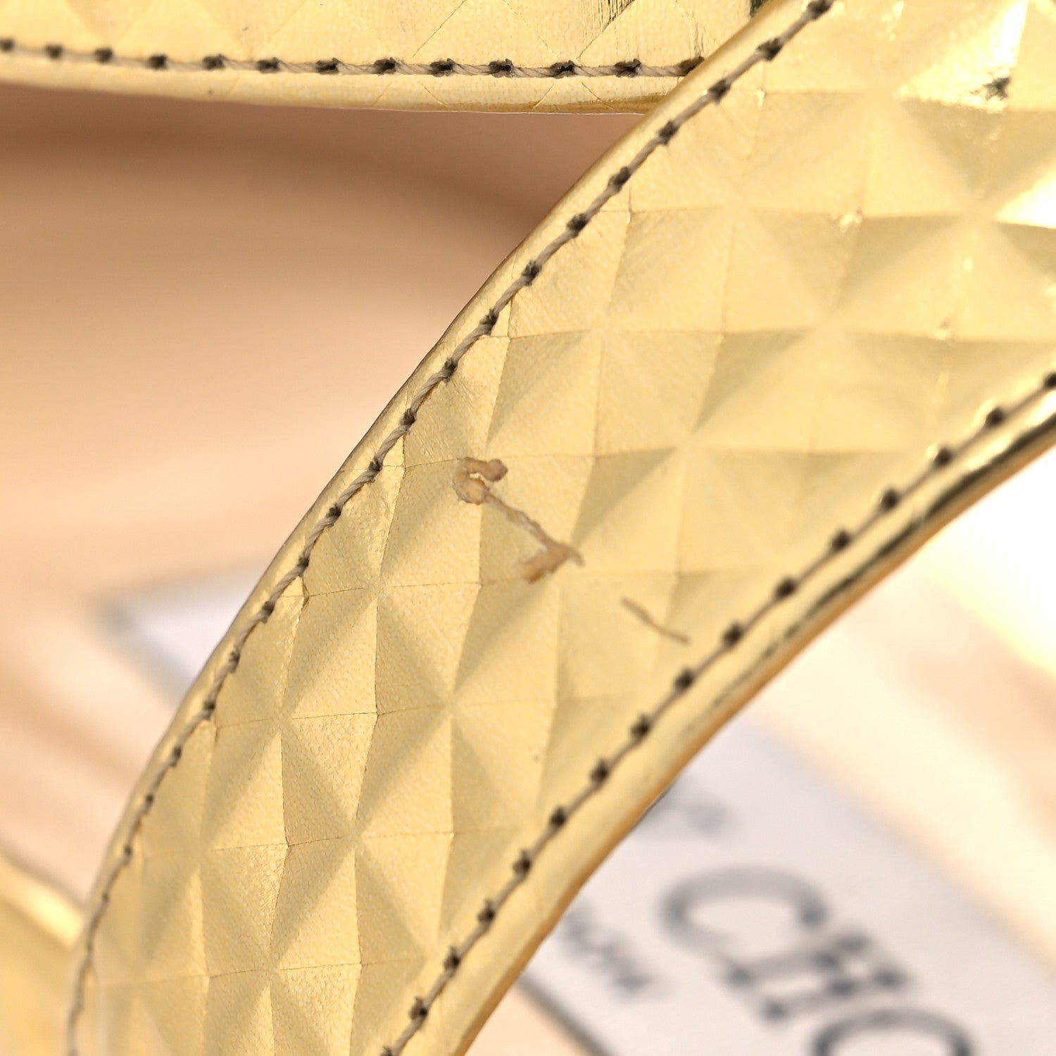 Jimmy Choo Cubed Mirror Chiara Pumps 38.5 Gold 8 of 8