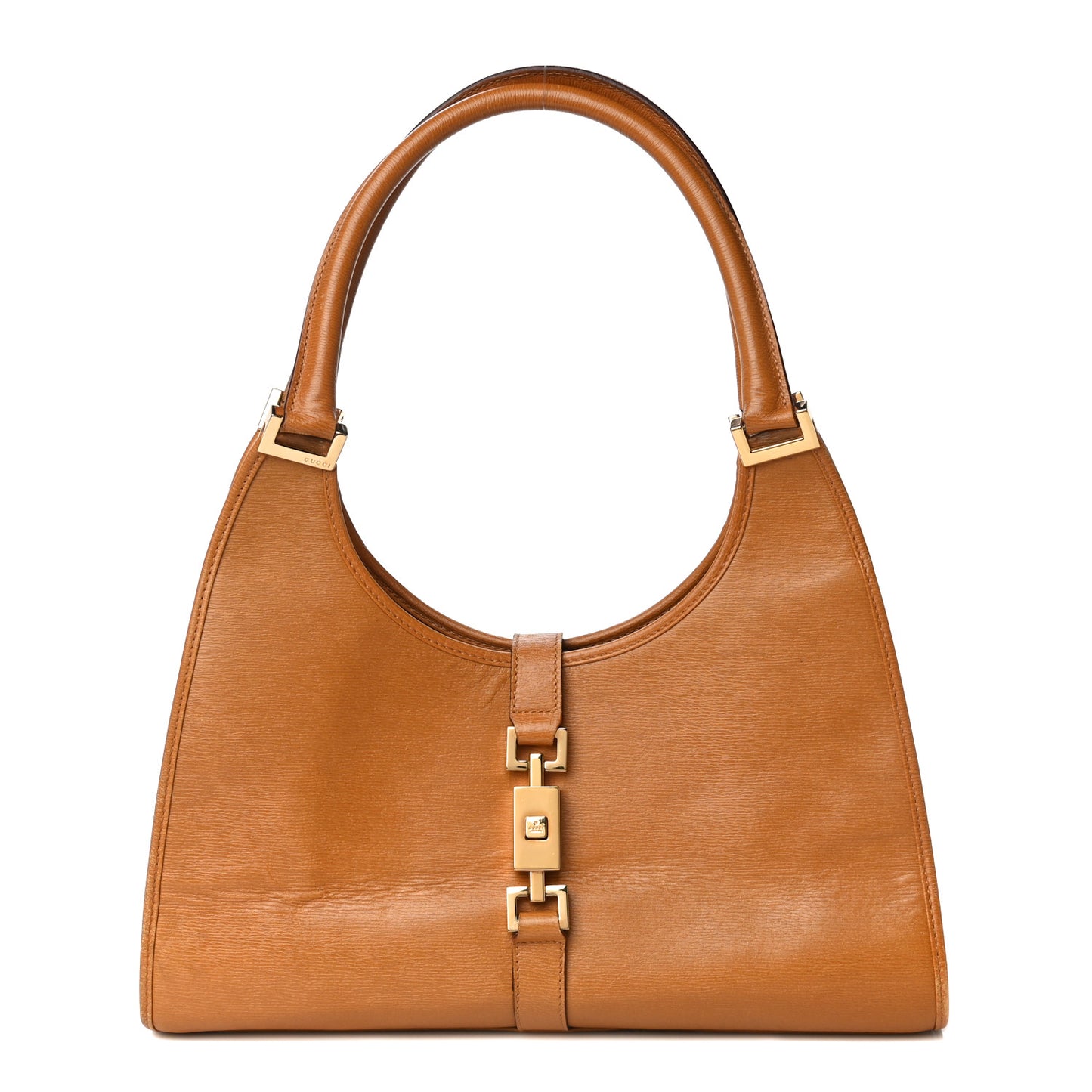 Calfskin Bardot Hobo Tan