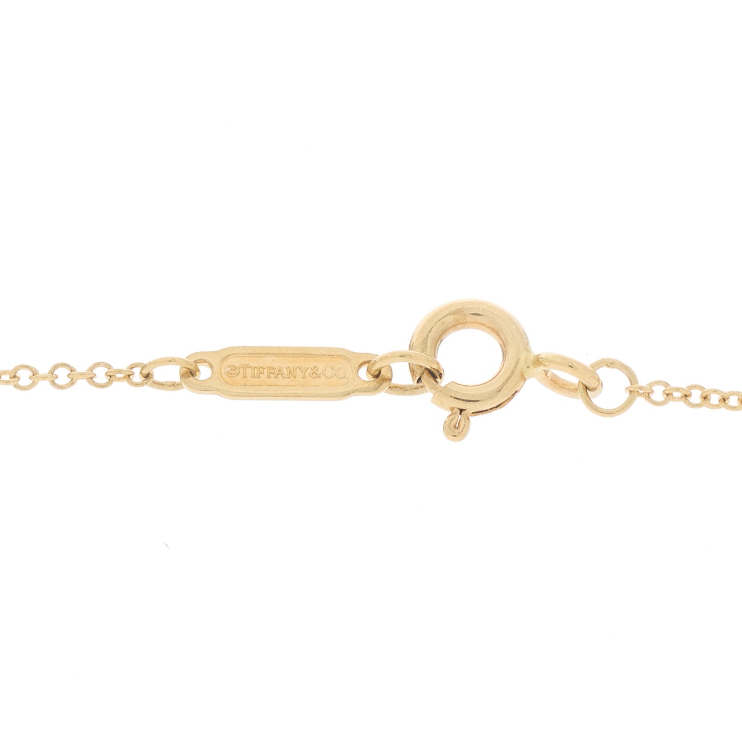 18K Yellow Gold Diamond Atlas Pierced Key Pendant Necklace