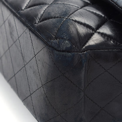 Chanel Lambskin Quilted Medium Double Flap Black 15 of 15