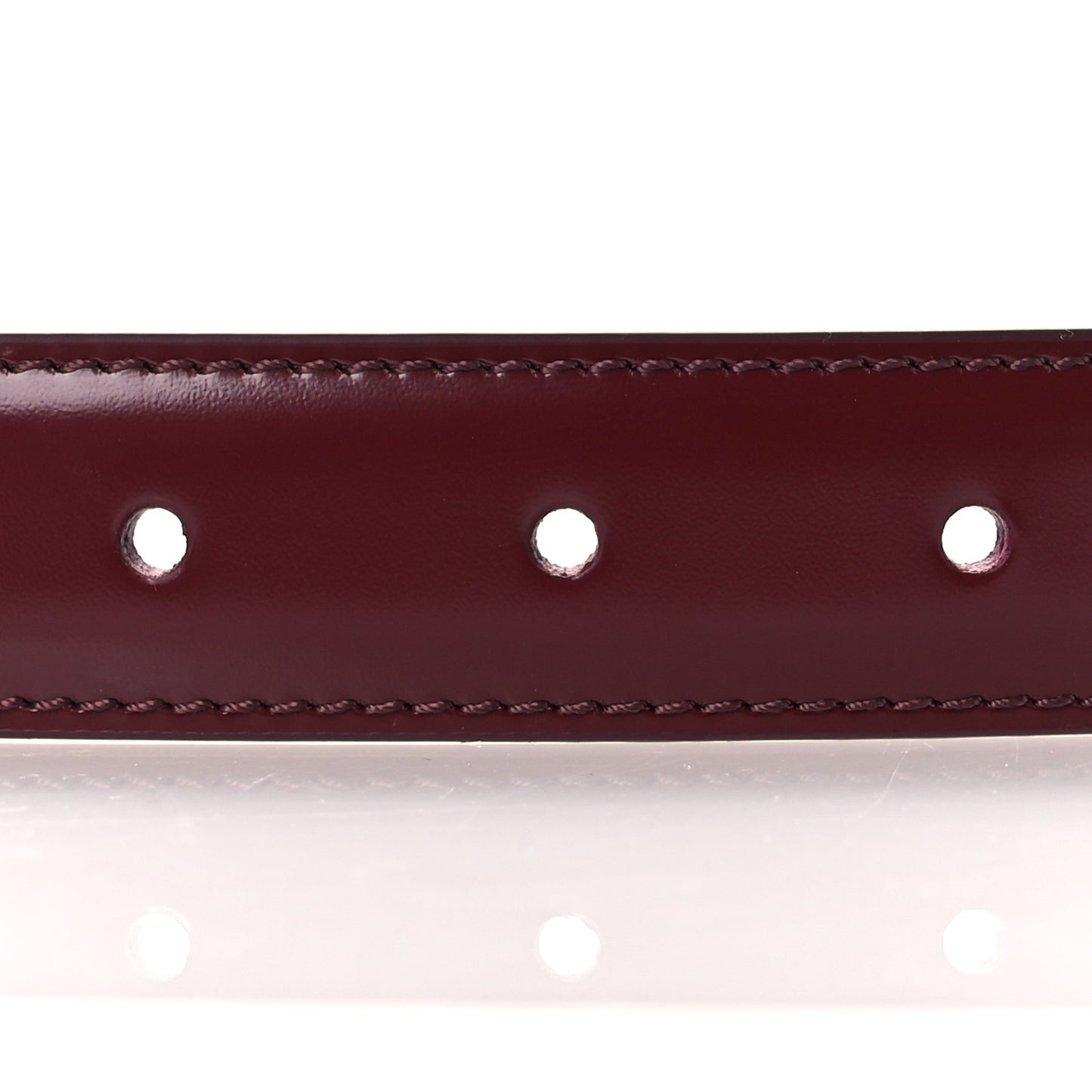 Box Calfskin Medium 25mm Triomphe Belt 70 Light Burgundy