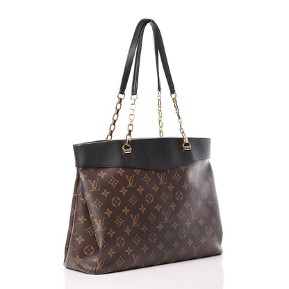 Louis Vuitton Monogram Pallas Shopper Black 3 of 9
