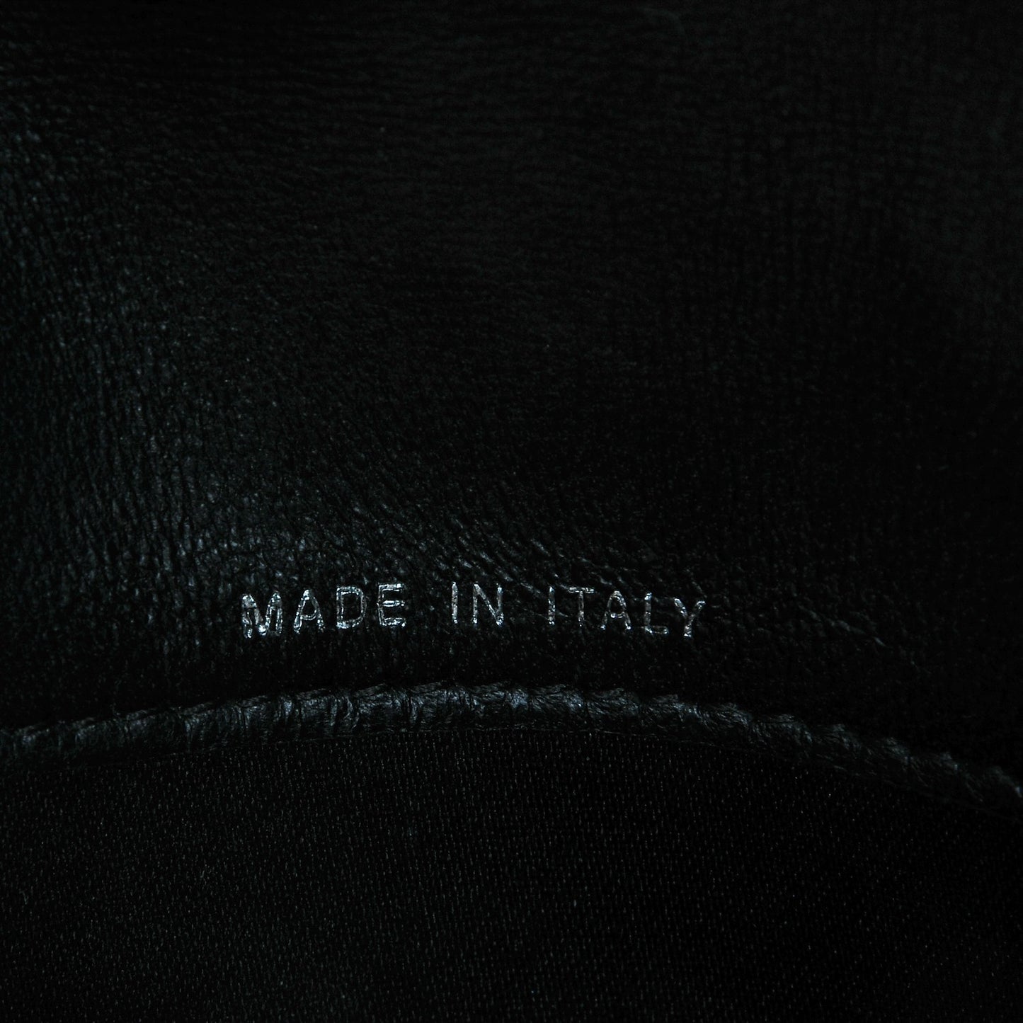 Patent Calfskin Lucky Symbols Yen Wallet Black